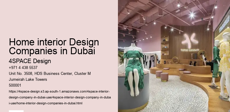 Home interior Design Companies in Dubai