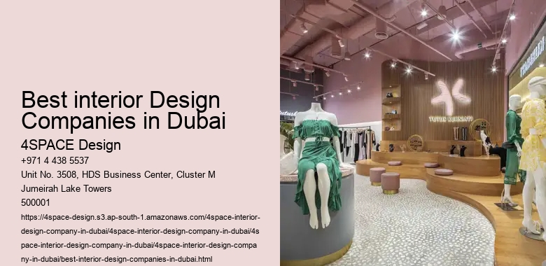 Best interior Design Companies in Dubai